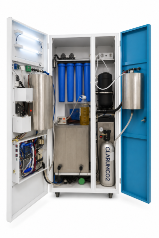 CLARUM RO-300A – Echipament Automat de Vânzare Apă Filtrată și Carbogazoasă