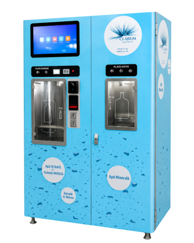 CLARUM RO-300A – Echipament Automat de Vânzare Apă Filtrată și Carbogazoasă